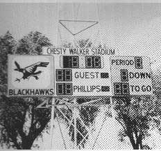 Scoreboard, Chesty Walker Stadium, Phillips TX